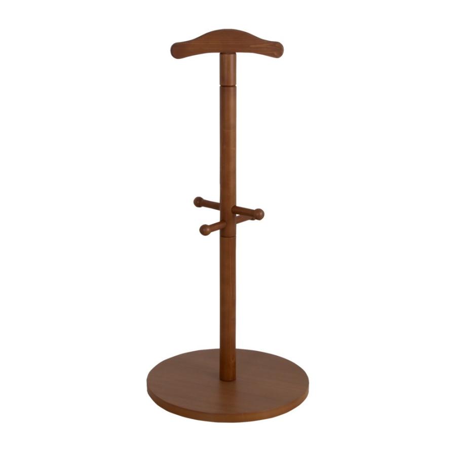 充英アート 天然木ジュニアシリーズ　ランドセルハンガーポール　（幅45×奥行45×高さ100cm） JJ-100PB ブラウン | 