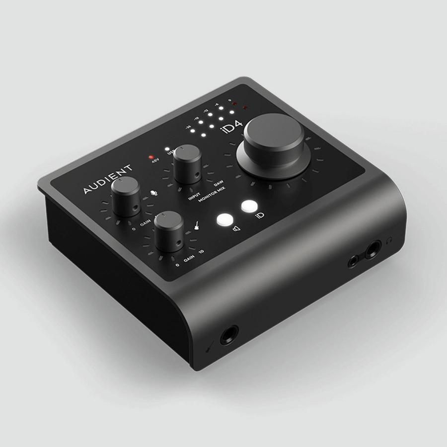 美品 AUDIENT iD4 オーディオインターフェイス 完動品 AUDIENT USBオーディオインターフェイス 2in / 2out iD4mk II