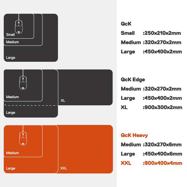 SteelSeries 67500 ゲーミングマウスパッド QCKヘビー [900×400mm] 67500 | SteelSeries | 07