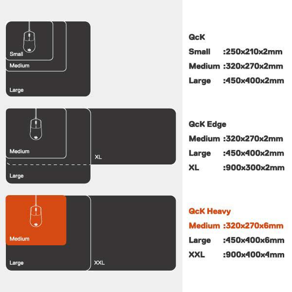 SteelSeries ゲーミングマウスパッド SteelSeries ブラック 63836 QcKHeavyMedium |  | 07