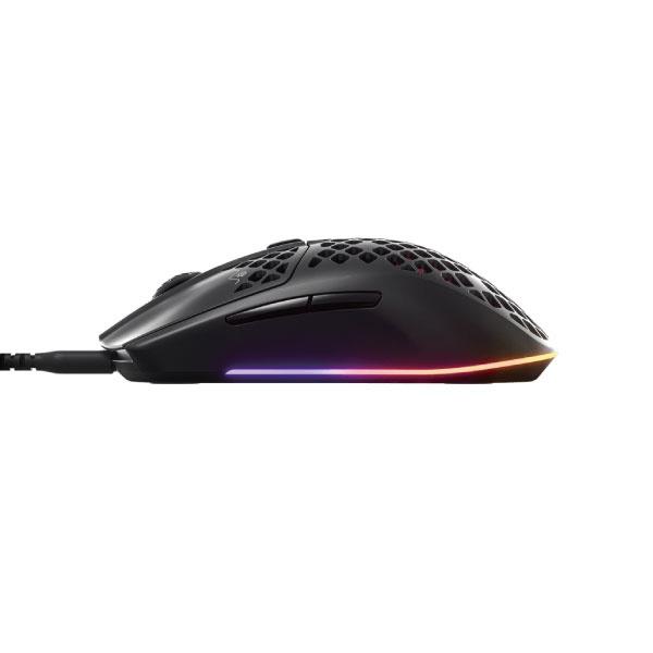 wuu様⁂ ゲーミングマウス Aerox 3 Black 62599 [光学式 /有線 /6ボタン /USB