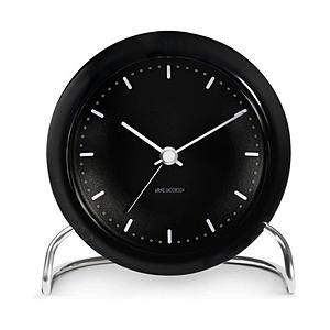 インテック 置き時計 City Hall Table Clock 11cm black  文字盤：ブラック AJ43673 | 