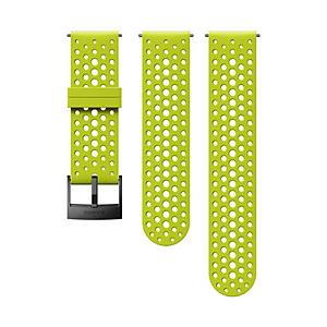 SUUNTO 24MM ATHLETIC1 SILICONE STRAP S+M SS050226000 LIME/BLACK | SUUNTO