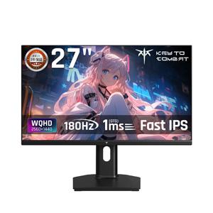 KTC 27GT670 ゲーミングモニター WQHD FastIPS 180Hz 3年保証 ［27型 /WQHD(2560×1440） /ワイド］ | 