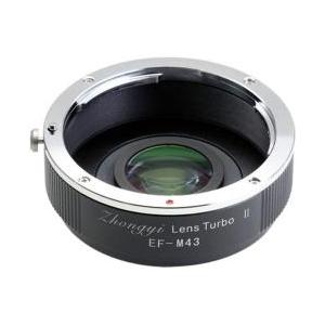 中一光学 LensTurboII EF-m43 フォーカルレデューサーレンズ搭載マウントアダプター Lens TurboII EF-m43
