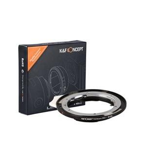 K＆F Concept マウントアダプター （ニコンFマウント(Gタイプ対応)マウントレンズ → キャノンEFマウント変換)絞りレバー付き KF-NGEF | 