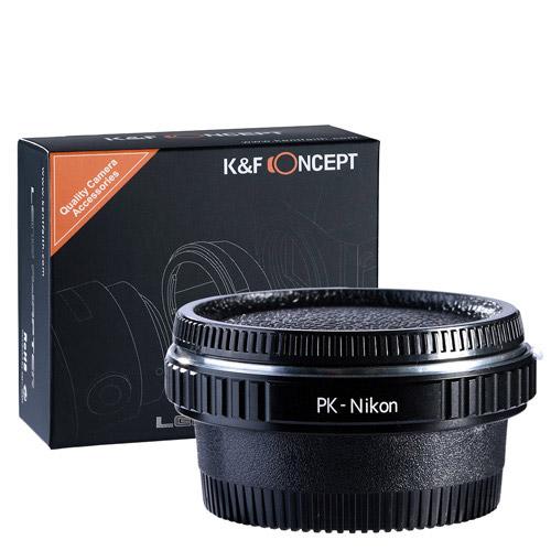 K＆F Concept マウントアダプター （ペンタックスKマウントレンズ → ニコンFマウント変換)無限遠補正レンズ付き KF-PKF |  | 01