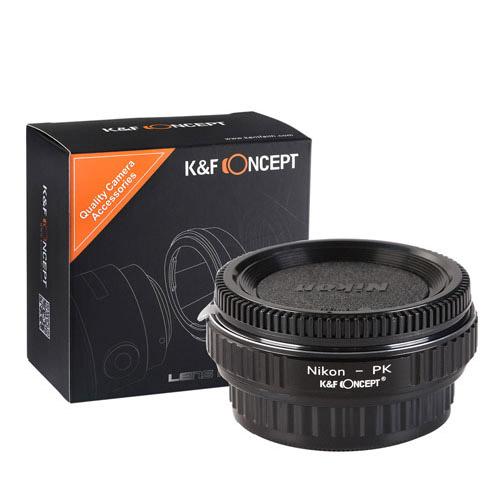 K＆F Concept マウントアダプター （ニコンFマウントレンズ → ペンタックスKマウント変換) KF-NFK |  | 01