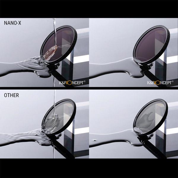 K＆F Concept NANO-X バリアブル(可変式) NDフィルター 52mm 減光範囲ND2〜ND32 KF-52NDX2-32 |  | 06