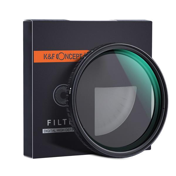 K＆F Concept NANO-X バリアブル(可変式) NDフィルター 67mm 減光範囲ND2〜ND32   KF-67NDX2-32 |  | 03