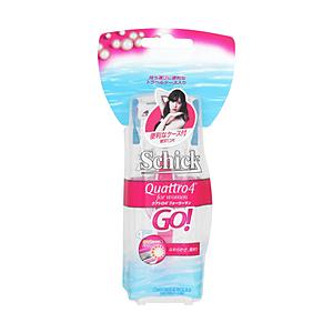 シック Schick（シック） クアトロ4 フォーウーマンGO! ホルダー 替刃1個付 〔脱毛・除毛クリーム〕 | 