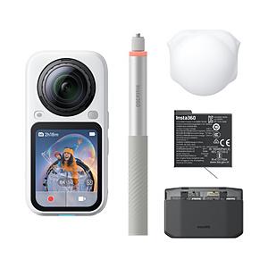 INSTA360(インスタ360) 360°カメラ Insta360 X6 エッセンシャルバンドル  アークティックホワイト CINSABXA-X604 ［8K対応 /防水］ [振込不可][代引不可] | 