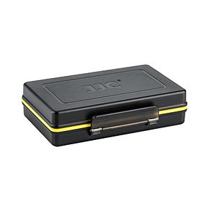 JJC JJC マルチファンクションバッテリーケース SDカード6枚/バッテリー2本収納可能   JJC-BC-3SD6 | 