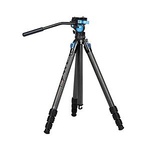 SIRUI カーボンファイバー製4段三脚セット(油圧式雲台)  ブラック ST-124+VA-5X-JP ［4段 /ビデオ雲台］ | SIRUI