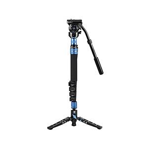 SIRUI カーボンファイバー製5段一脚 S セット(油圧式雲台:VH-10)  ブラック P-325FS+VH-10-JP ［自立式 /5段 /ビデオ雲台 /カーボン］ | SIRUI