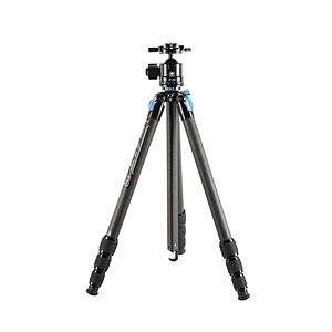 SIRUI カーボンファイバー製4段ビデオ三脚セット(ハンディビデオカメラ用)  ブラック ST-224+ST-20-JP ［4段 /自由雲台］ | SIRUI