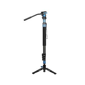 SIRUI カーボンファイバー製4段一脚 L セット(油圧式雲台:VA-5X)  ブラック P-424FL+VA-5X-JP ［自立式 /4段 /ビデオ雲台 /カーボン］ | SIRUI