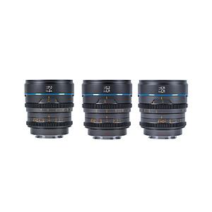 SIRUI シネマレンズ T1.2 APS-C/S35 3本セット(24/35/55mm) L/グレー SIRUI  MS-3SLG-JP ［ライカL /単焦点レンズ］ 【864】 [代引不可] | SIRUI