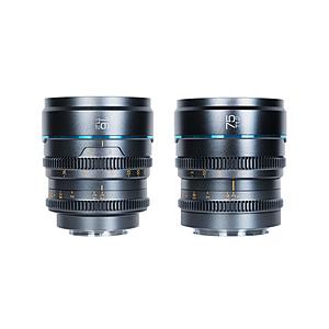 SIRUI シネマレンズ T1.2 APS-C/S35 2本セット(16/75mm) X/グレー SIRUI  MS-2SXG-JP ［FUJIFILM X /単焦点レンズ］ [代引不可] | SIRUI
