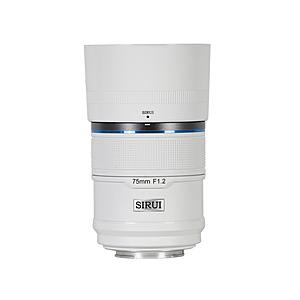 SIRUI オートフォーカスレンズ F1.2 APS-C 75mm E/ホワイト SIRUI ホワイト 75AS12E-W-JP ［ソニーE /単焦点レンズ］ [代引不可] | SIRUI