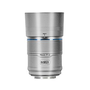 SIRUI オートフォーカスレンズ F1.2 APS-C 75mm X/シルバー SIRUI シルバー 75AS12X-S-JP ［FUJIFILM X /単焦点レンズ］ [代引不可] | SIRUI
