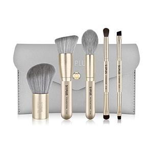SIXPLUS 携帯用メイクブラシ 5本セット SIXPLUS（シックスプラス） GY 190094 | 