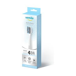USMILE PRO03 ソフトクリーン 替えブラシ usmile（ユースマイル） ホワイト PRO03WHEC ［4本入］ | 
