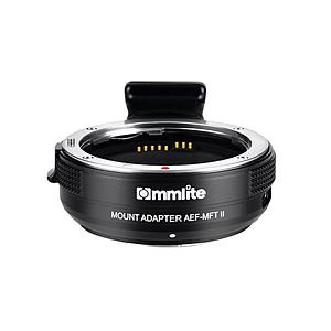COMMLITE Commlite CM-AEF-MFT II（キヤノンEFマウントレンズ → マイクロフォーサーズマウント変換）電子マウントアダプター | 