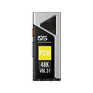 HiByMusic ポータブル USB DAC  シルバー FC5 with Display Silver ［ハイレゾ対応 /DAC機能対応］ | 