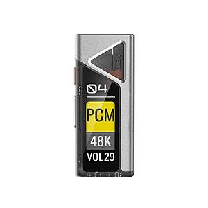 HiByMusic ポータブル USB DAC  シルバー FC4 with Display Silver ［ハイレゾ対応 /DAC機能対応］ | 
