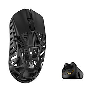 KIBU ゲーミングマウス Beast X Mini Pro -Side Slits サイド穴あり- Black WL-BXMINIPRO-BLK-O ［光学式 /有線／無線(ワイヤレス) /5ボタン /USB］ | 