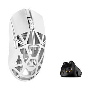 KIBU ゲーミングマウス Beast X Pro -Solid Sides サイド穴なし- Milky White WL-BXPRO-MW-O-1 ［光学式 /有線／無線(ワイヤレス) /5ボタン /USB］ | 