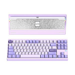 KIBU キーボード Crush 80 Pro(英語配列) パープル PC80REPUR ［有線・ワイヤレス /Bluetooth・USB］ | 