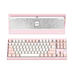 KIBU キーボード Crush 80 Pro(英語配列) ピンク PC80REPINK ［有線・ワイヤレス /Bluetooth・USB］ 【864】 | 