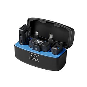 BOYA Wireless Pro mic BOYAMIC ボーヤマイク 3.5mm/Lightning/Type-C対応 無指向性 スマホ/タブレット/カメラ用  ブラック BOYAMIC | 