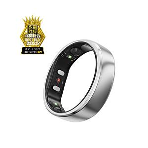 RINGCONN RCA-01 Smart Ring Gen 2 スマートリング RingConn（リンコン）第2世代 US8号  フューチャーシルバー | 