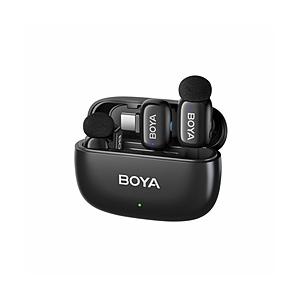BOYA Wireless mic BOYA mini14 ボーヤミニ14 Type-C対応 無指向性 スマホ/タブレット用  ブラック BOYAMINI14 | 