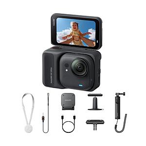 INSTA360(インスタ360) アクションカメラ Insta360 GO Ultra クリエイターバンドル  ミッドナイトブラック CINSABEA-GOULTRA06 ［4K対応 /防水］ | 
