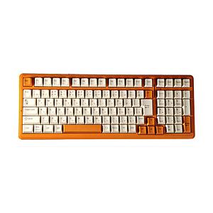 AULA ゲーミングキーボード AULA F99(Star Vector Switch) White Orange F99J-SV-WO ［有線・ワイヤレス /Bluetooth・USB］ 【864】 | 