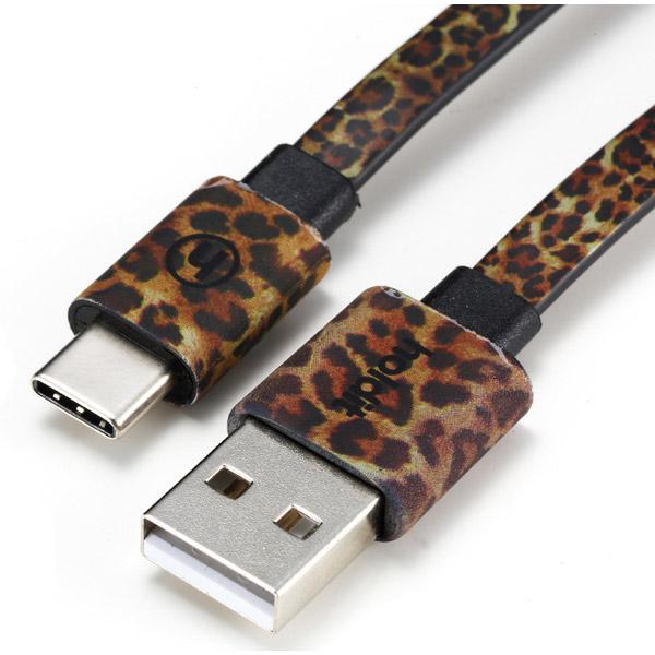HOLDIT ［Type-C ⇔ USB-A］ 充電USBケーブル Barcelona 2m デザイン Leo Love 13656 |  | 01