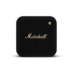 Marshall(マーシャル) ブルートゥーススピーカー Willen II Black and Brass ブラック＆ブラス WILLEN2BLACKANDBRASS ［防水 /Bluetooth対応］ | 