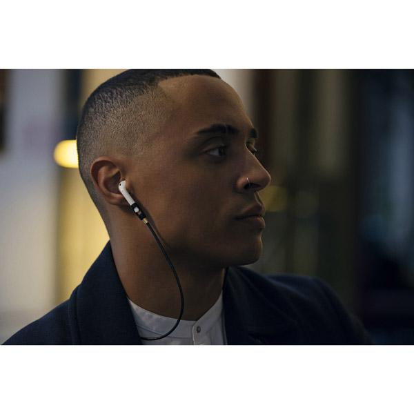 TAPPER レザーイヤホンストラップ for AirPods(エアーポッズ)(ブラック) Leather-Strap-BK BLACK |  | 05