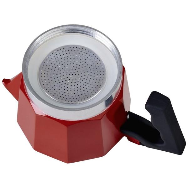 BARAZZONI 直火用 エスプレッソコーヒーメーカー3カップ LA CAFFETTIERA ALLUMINIO E COLORATA レッド 83000550330 |  | 02