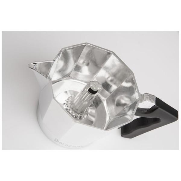 BARAZZONI 直火用 エスプレッソコーヒーメーカー9カップ LA CAFFETTIERA ALLUMINIO E COLORATA シルバー 830005509 |  | 02