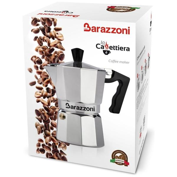 BARAZZONI 直火用 エスプレッソコーヒーメーカー9カップ LA CAFFETTIERA ALLUMINIO E COLORATA シルバー 830005509 |  | 06