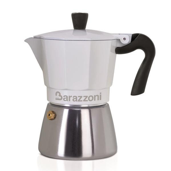 BARAZZONI IH/直火 エスプレッソコーヒーメーカー 6カップ LA CAFFETTIERA BIANCA IBRIDA  830005106 |  | 01