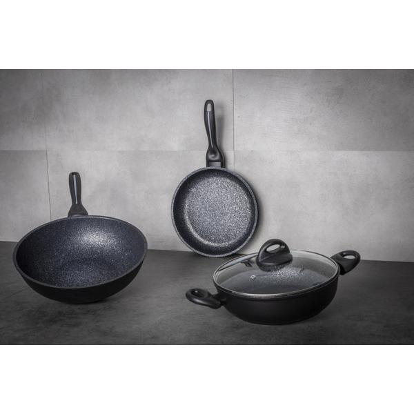 BARAZZONI フライパン（32cm） Granitica Extra Induction ブラック 8551060328410 ［IH対応］ 【852】 |  | 05