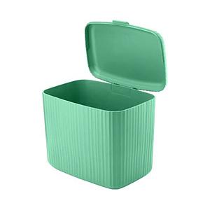 グッチーニ 再生プラスチック製 高品質フタ付きゴミ箱 キッチンキャビネット 2P BIO WASTY  セージグリーン 185700176-CN ［3L］ 【852】 | グッチーニ