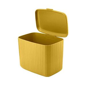 グッチーニ 再生プラスチック製 高品質フタ付きゴミ箱 キッチンキャビネット 2P BIO WASTY  マスタードイエロー 185700206-CN ［3L］ 【852】 | グッチーニ