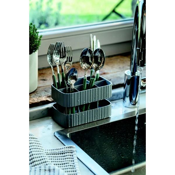 グッチーニ 再生プラスチック製 高品質カトラリードレイナー 2P DRAIN＆SAFE  グレー 17820033-CN 【852】 | グッチーニ | 05